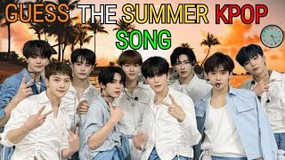 KPOP GAME  GUESS THE SUMMER KPOP SONG 4 [upl. by Zetrom]