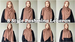 Tutorial Pashmina Lebaran [upl. by Aluap]