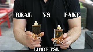 Fake vs Real Libre Yves Saint Laurent Perfume [upl. by Aratehs]