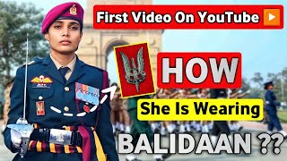 How Major Deeksha is Wearing Balidaan Badge [upl. by Raouf415]