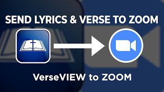 VerseVIEW to zoom  Lyrics amp Verse to Zoom Using Mac  VerseVIEW Tutorial [upl. by Rentschler]