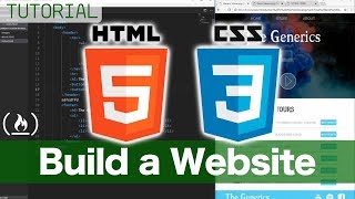 HTML and CSS Tutorial  Create a Website for Beginners [upl. by Nilknarf677]