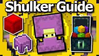 Minecraft 120 Shulker Guide  Duplication Shulker Boxes Enderchest Storage [upl. by Wally]