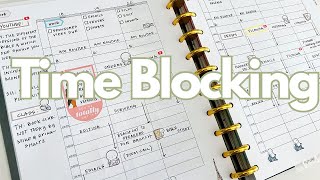 Time blocking in your Planner vlogmas day19 [upl. by Cirda]