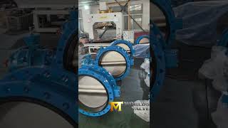 DN350 Butterfly Valve machinebutterflyvalvevalve worldsvalveworlds [upl. by Muhcon]