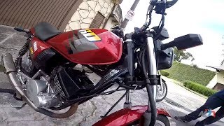 FUI TESTAR A YAMAHA RD 135 99 A VENDA POR 8 MIL REAIS NO OLX [upl. by Jalbert]