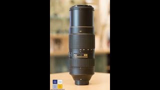 NIKON AFS NIKKOR 80400 mm f4556G ED VR lens [upl. by Zeuqram747]