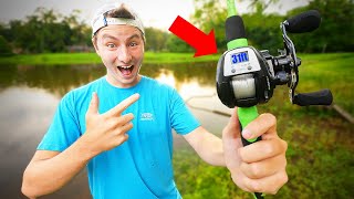 Worlds Craziest ELECTRONIC Baitcaster Fishing Reel DOES IT WORK [upl. by Jenilee733]