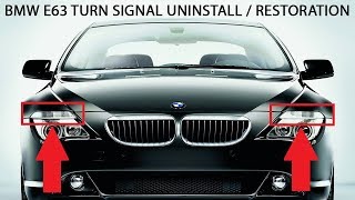 BMW e63 6series Turn Signal Restoration Replacement [upl. by Neelyt]