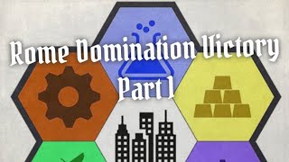 Lets Play Unciv  Rome Domination Victory Part 1 [upl. by Otreblide964]