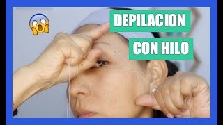 Por esto debes practicar la DEPILACIÓN CON HILO utilizando un KIWI [upl. by Ocramed]