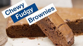 How To Make Chewy Brownies Recipe  Glen And Friends Cooking [upl. by Nylcoj]