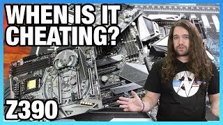 Optimized vs Cheating Z390 Motherboard BCLK Comparison [upl. by Torrey615]