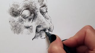 MiniLesson Crosshatching in Pen with France Van Stone [upl. by Adnarem82]