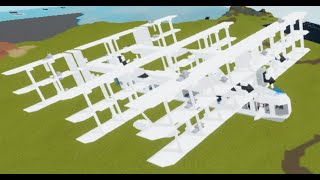 roblox plane crazy Caproni Ca60 Tutorial  part 2 [upl. by Hyacintha721]