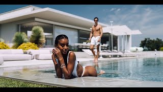 Villa Ama Contemporary luxury villa for rent in Pampelonne with St Tropez House propertyvideo [upl. by Yelrehs]