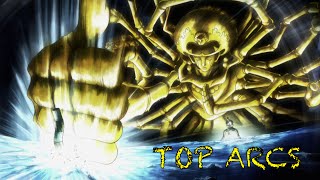 Top 10 Anime Shounen Arcs of ALL TIME [upl. by Lau]