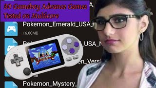 Gameboy Advance performance on Multicore 30 games tested datafrog multicore gb300 retroarch [upl. by Foah756]