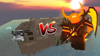 15 Turrets VS the Molten Boss [upl. by Nnaer]