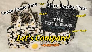 Coach Cargo Tote vs Marc Jacobs Tote  Let’s Compare RaqReviews [upl. by Elinor]