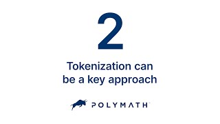 Tokenization can be a key approach [upl. by Michella945]