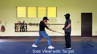 CRPE 12 Arnis and Disarming Techniques 12 Basic Attack and Defense Solo Baston [upl. by Arehs]