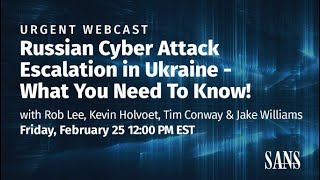 Russian Cyber Attack Escalation in Ukraine  What You Need To Know [upl. by Matronna]