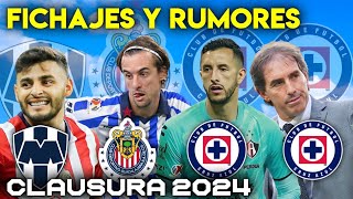 ✅🔥¡11 NUEVOS FICHAJES LIGA MX ALMADA AL AZUL  CORTIZO A CHIVAS  VEGA A RAYADOS CLAUSURA 2024 [upl. by Niko]