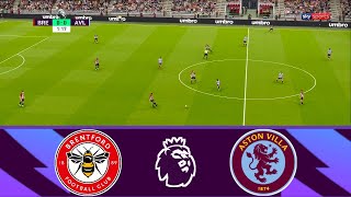 BRENTFORD VS ASTON VILLA  PREMIER LEAGUE 20232024  FOOTBALL LIFE 2023 [upl. by Avron]