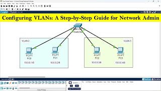 VLAN configuration step by step  How to configure VLAN  VLAN  VLAN configure in packet tracer [upl. by Ivo]