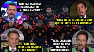 Periodistas ARGENTINO🇦🇷 EMOCIONADO con la VICTORIA de COLOMBIA ante ESPAÑA [upl. by Edmund]