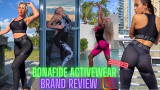 Bonafide Activewear Brand Review 2023  Gym Wear  Shiny Leggings Workout Wear  Fashion Hype [upl. by Enaej]