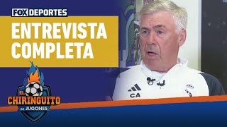 👑⚽🔥 ENTREVISTA COMPLETA A CARLO ANCELOTTI DT de REAL MADRID con Josep Pedrerol en El Chiringuito [upl. by Xena]