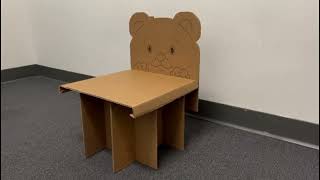 APSC100 Cardboard Chair  Team O1 [upl. by Dearden]