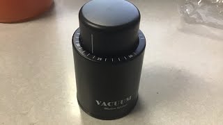 Wine Bottle Vacuum Seal Stoppers Review [upl. by Firestone]