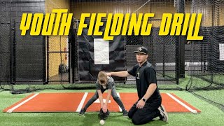 Youth Baseball Fielding Drill Young Players Will Love [upl. by Lapo33]