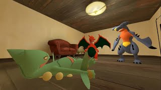 SFM Zane The Charizard and Garchomp Gasses Sceptile Animation 43 [upl. by Ehtnax]