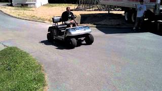 V8 Golf Cart Burnout [upl. by Ephrem]