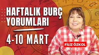 FİLİZ ÖZKOL İLE HAFTALIK BURÇ YORUMLARI  4  10 MART 2024 [upl. by Avenej]