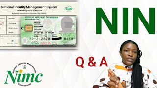 NIMC NIN Questions And Answers Series [upl. by Thgiwed]