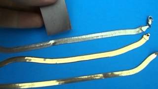 Fake or Real Gold amp Silver Jewelry The Magnet Test [upl. by Schroder]