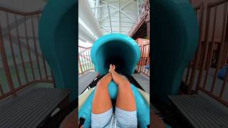 Worlds LONGEST indoor water rocket slide [upl. by Mosi938]