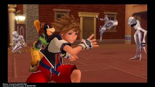 KH2FM Sora vs Numerous Nobodies Twilight Town [upl. by Quickel784]