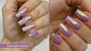 Como passar esmalte em gel em unhas natural [upl. by Ailemac]