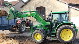 Essai tracteur John Deere 5100R  Test drive  Avis et commentaires [upl. by Nevaed]