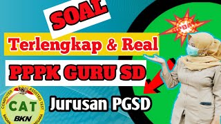 Soal P3K Guru SD 2022  Full Pembahasan Lengkap [upl. by Atisusej]