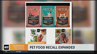 Pet food recall expanded [upl. by Marcella209]