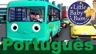 As rodas do ônibus  Versão 10  Canções infantis  LittleBabyBum [upl. by Llerrej]