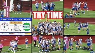 2023 Try Time  FNQRL Grand Final AGrade  Cairns Brothers v Innisfail Leprechauns 9923 HD 1080 [upl. by Frederiksen100]