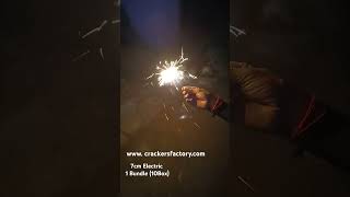 7cm Electric sparklers ✨  Subscribe  Diwali sales Crackersfactorycom [upl. by Fesoj]